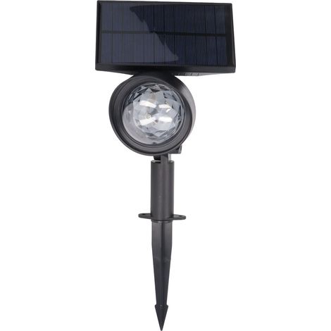 Projecteur Solaire Exterieur 2 en 1 Etanche RGB Rotatif Eclairage Paysager Decoration Jardin (1/5)
