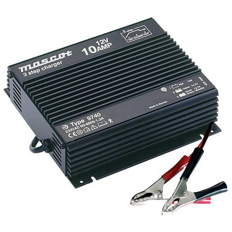 Mascot - Chargeur plomb 24V/2.5A 230V Mascot 9740 - pinces crocodiles (Intelligent)