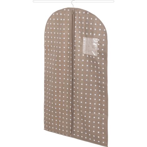 Housse pour vêtements à suspendre Rivoli M - COMPACTOR - 60 x x H.100 CM - Marron (1/5)