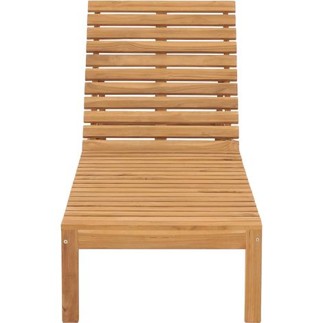 Maison Exclusive - Lettino Prendisole in Legno Massello di Teak