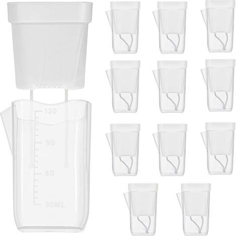 Générique Pots De À Arrosage Automatique ABS, Pot À Arrosage Automatique De 12 Pièces, Semi Transparent Ensemble De Planteur De Boutures De De Petite Propagation, Pot De Po (1/5)