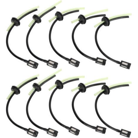 Ensemble de Filtres à Huile et Tuyaux pour Tondeuse à Gazon Tronçonneuse 10 Pièces Compatible GX35 - (1/5)