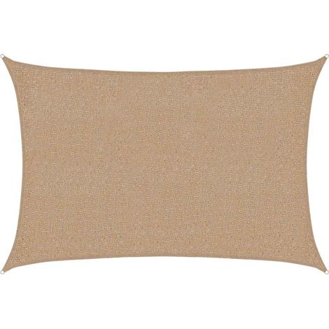 Maison Exclusive - Sonnensegel 160 g/m² Taupe 2x2,5 m HDPE (1/5)