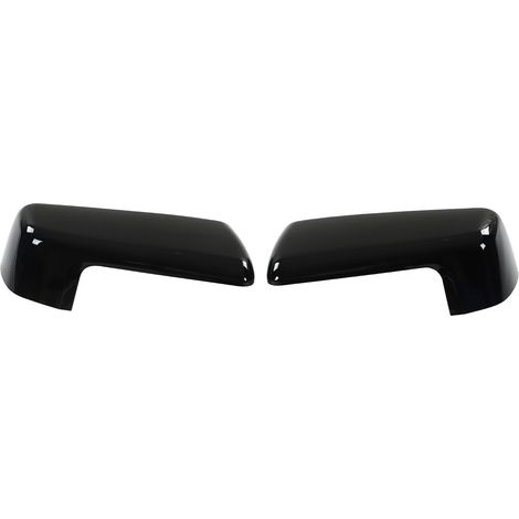 Copertura superiore sinistra e destra per specchietto retrovisore, calotta di ricambio per aletta specchietto retrovisore esterna per Chevy Silverado 1500 2019-2022, nero lucido (1/4)