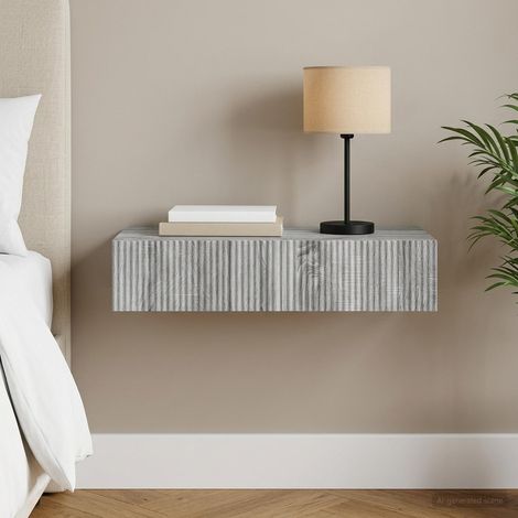 vidaXL Mesa Lateral Montada en la Pared 87,5 x 34,5 x 17 cm (1/5)