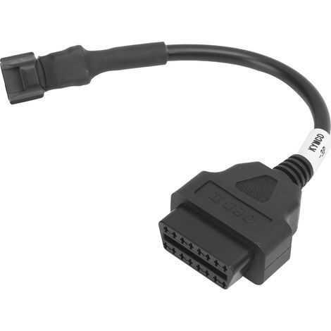 Câble de diagnostic OBD2 Haute Conductivité pour Moto KYMCO 3 Broches, Accessoire de Remplacement (1/5)