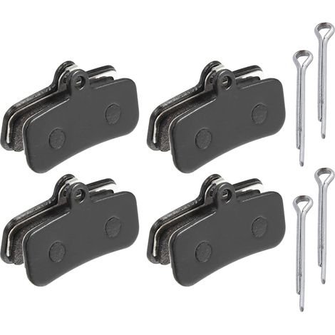 pares de pastillas de freno de disco semimetálicas para bicicleta con pasadores ranurados para Shimano Saint (1/5)