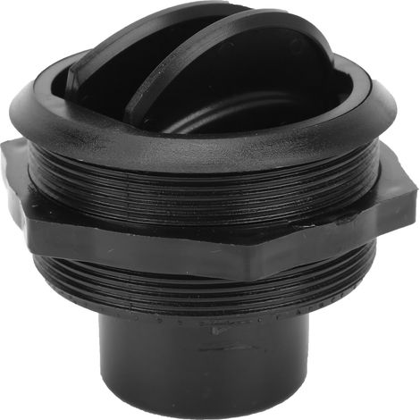 82/75/17 mm Klimaanlagenauslass, kurze Ausführung, schwarz, rund, universell für Wohnmobile und Elektroautos (1/5)