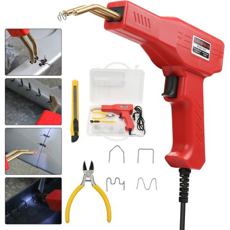 SWANEW Saldatrice di plastica auto,50W,pistola di saldatura di riparazione,200 morsetto paraurti auto (1/5)