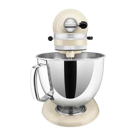 Kitchenaid – Robot pâtissier 4,8L 300W – Action de mélange planétaire – Bol inox – Accessoires inclus – 5KSM175PSEAC