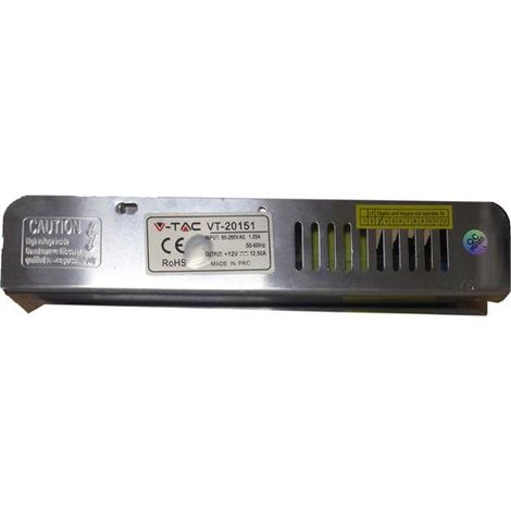 ALIMENTATORE PER STRISCE LED SLIM - 75W 12V METAL IP20