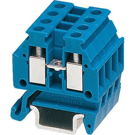 Bloc de jonction de traversée Phoenix Contact MT 1.5 BU, 0.14  1.5mm², A visser, Bleu ( Prix pour Paquet de 5 )