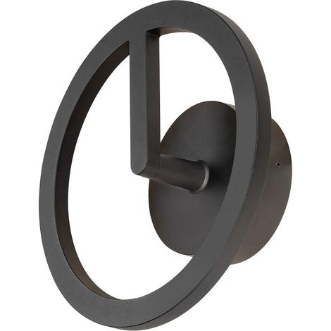 Applique murale Q-RING extérieur 3000 K PHASE IP65 noir bord de mer - SLV - 1007918