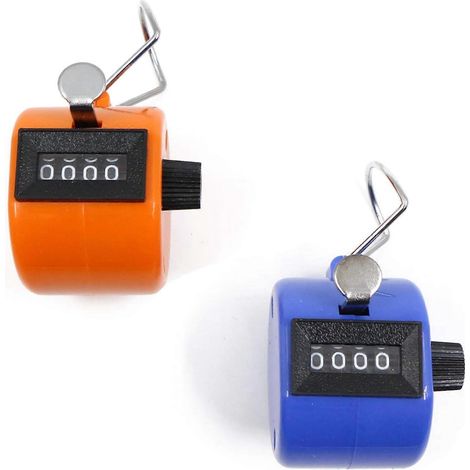 Compteur de points à doigts pour baseball, golf, natation, tricot, compteur de tours de précision avec cliquet (1/5)