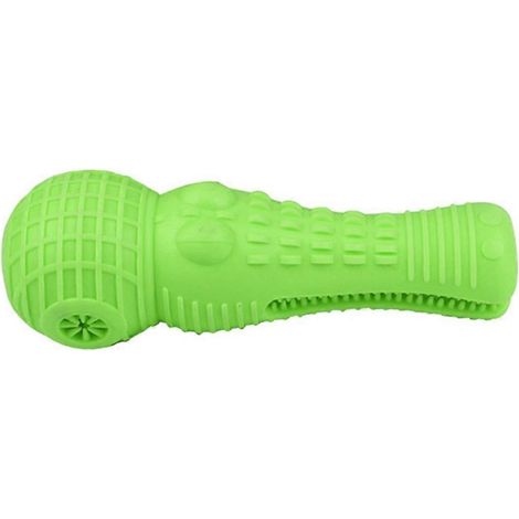Jouet pour chien en forme de crocodile à mâcher, bâtonnet de brosse à dents vert (1/5)