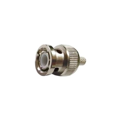 Connecteur coaxial RS PRO Mâle Droit, raccordement A sertir 50O Montage sur câble