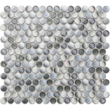 Mosaïque en céramique sur maille pour salle de bain ou cuisine 31.7cm x 29.3cm - Oscar Wilde