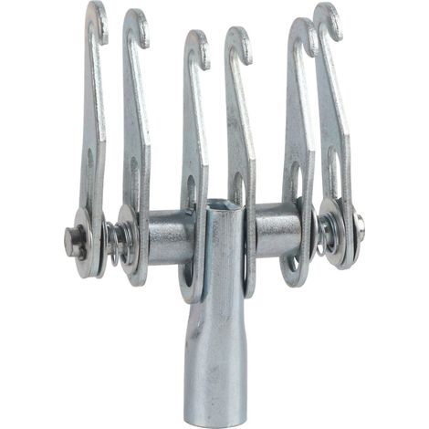 Adjustable 6-finger metal dent puller with hook and claw for automotive body repair (1/5)