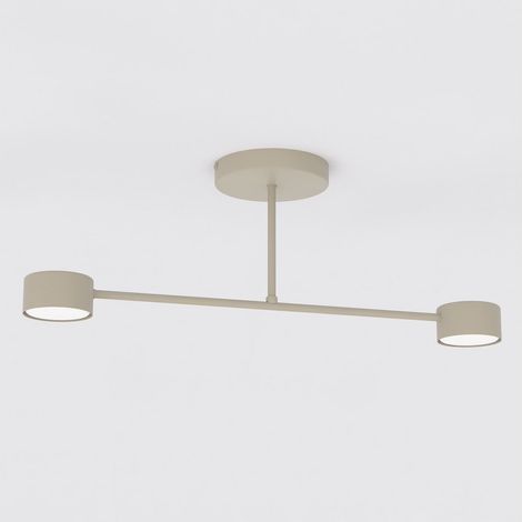 Lampada a sospensione HALO in acciaio color mokka (1/5)