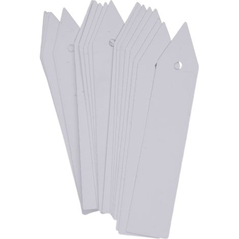 100 étiquettes de jardin étanches pour plantes de pépinière en plastique, à utiliser en extérieur. (1/5)