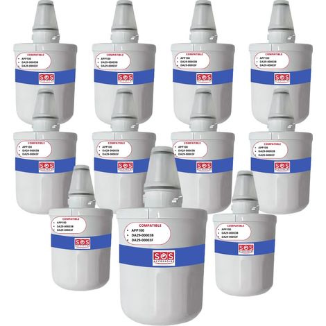 Ersatzteil - SOS Accessoire Lot de 11 filtres à eau AQUAPURE / APP100 pour Réfrigérateur, congélateur SAMSUNG 484000000513, DA29-00003G - - SAMSUNG (1/2)