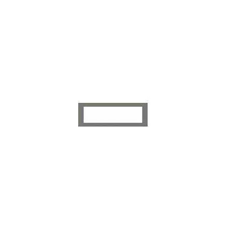 Grothe CORNICE 600, Serie 0800, grigio, montaggio superficiale, confezione da 10, 98023