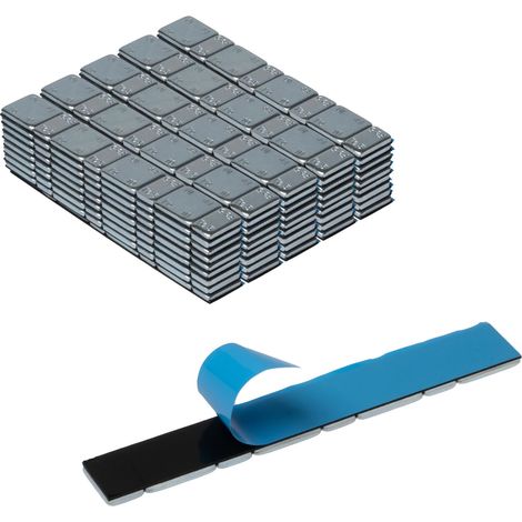 Poids de colle 5 g 10 g en zinc (Zn) pour jantes en aluminium, 100 pièces, pour l'équilibrage (1/3)