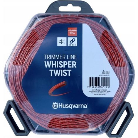 Filo da taglio per decespugliatori e tagliabordi Husqvarna Whisper Twist 2.0x112m