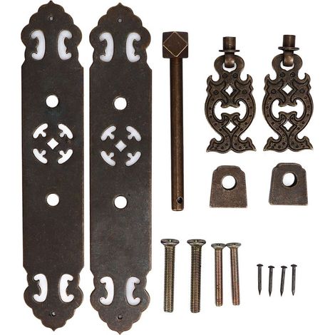 Toivize Poignée de tiroir antique en bronze, durable et anti-corrosion, pour armoires et dressings (15,8 × 6 cm, 6 pièces) (1/5)
