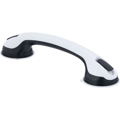 Asidero con ventosa para baño 40 x 10 x 8,5 cm ayuda segura autonomía de plástico blanco 130012094 (1/5)