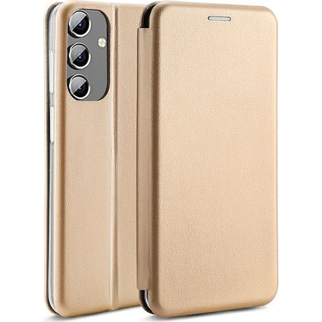 Custodia a libro per Samsung A04s Beline Gold