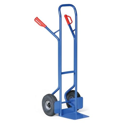 Bako Logistiksysteme Stahlrohr Sackkarre 350kg Traglast Rollenlager Luft 250x60mm (1/2)
