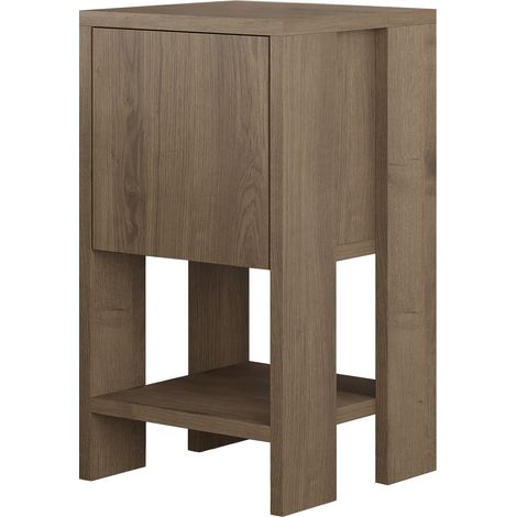 Table de chevet en bois "Ema" 30 x 30 x 55 cm - Hitit