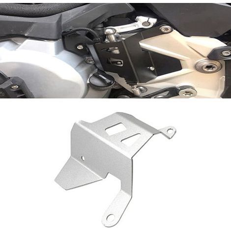 1 Satz, Farbe: Silber, Material: Metall, Zusatzschalthebelabdeckung, kompatibel mit BMW F7. (1/4)