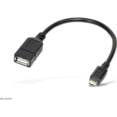 Câble adaptateur OTG S-IMPULS avec connecteur Micro-B, 15 cm