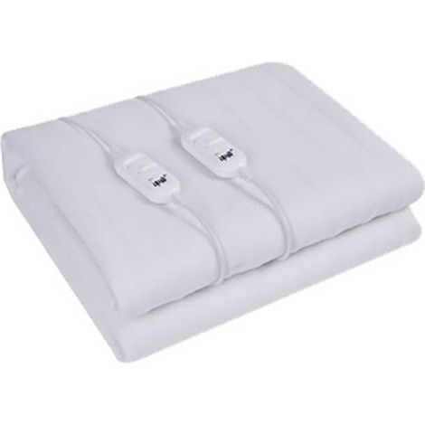 Coperta Elettrica Termica Letto Matrimoniale Coprimaterasso Scaldaletto 2 x 60W (1/2)