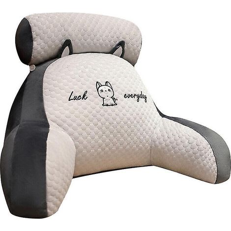 Coussin de lecture pour lit, soutien lombaire et dorsal, accoudoirs, coussin de siège, coussin de relaxation Pad-A-Grey (1/5)