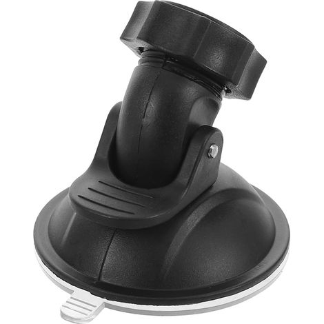 Support pour Caméra Embarquée Voiture Ventouse Résistante, Tête Rotative à 360 Degrés en Plastique Noir pour Tableau de Bord et Pare-Brise (1/5)