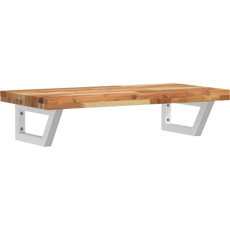 Maison Exclusive - Waschbeckenregal Wandmontage Stahl und Akazien