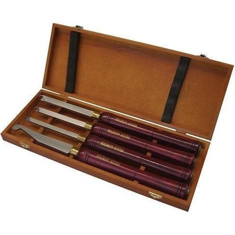JEU DE CISEAUX 4 PCS POUR TOUR À BOIS