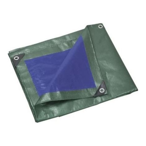 Telo occhiellato PE 4 x 5 m. 110 gr. verde/blu