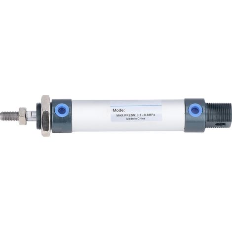 Vérin pneumatique compact MAL20 20mm alu double effet 0.1-0.8Mpa course 25mm 0.98in (1/5)