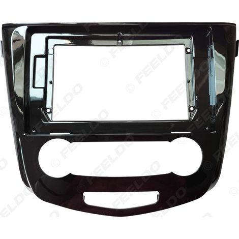Compatible avec le cadre de modification grand écran Android et le support de panneau de haut-parleur Nissan Qashqai/X-Trail 14-2018 (10,1 pouces).