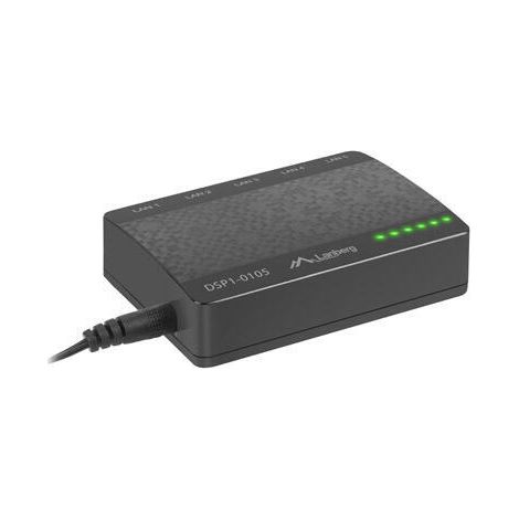 HUB Switch puertos 5 LANBERG DSP1-0105   Fast Ethernet (10/100), (1/4)
