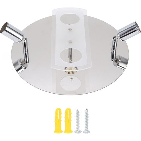 Luminaire Plafond GU10 Style Moderne Rond pour Salon Chambre, 85‑265V (1/5)