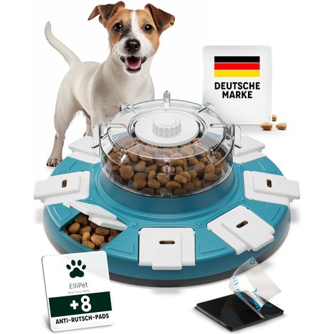 Jouet intelligent pour chien multi-fonctions : amusant, interactif pour chien, amusant, entraînement et alimentation – Particulièrement antidérapant (1/5)