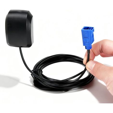 Antenna GPS Fakra C, antenna GPS impermeabile per autoradio, adattatore antenna GPS per navigazione, compatibile con veicoli, imbarcazioni e localizzatori GPS (1/5)