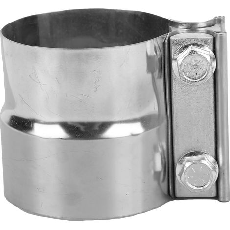 Collier de serrage à recouvrement en acier inoxydable de 3 pouces pour collecteur d'échappement, tuyau de descente et silencieux (1/5)