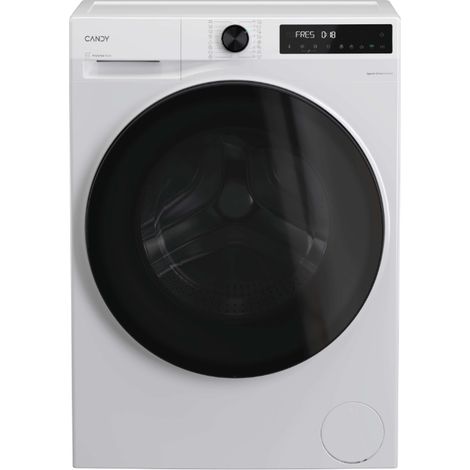 Candy ProWash 550, Lavatrice Carica Frontale 14 KG, 30% più efficente della classe A, 1400 giri, Bianco, Inverter, Vapore, Wi-Fi, Smart Wash, BP 414BL9-S (1/5)