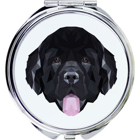 Terranova, Terranova, Cascata - uno specchio con una foto e un'iscrizione geometrica di Art-Dog (1/3)